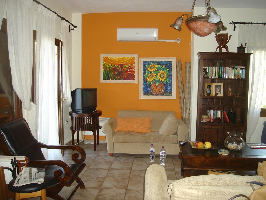 Stelios Seaside House Villa Lefokastro Bagian luar foto